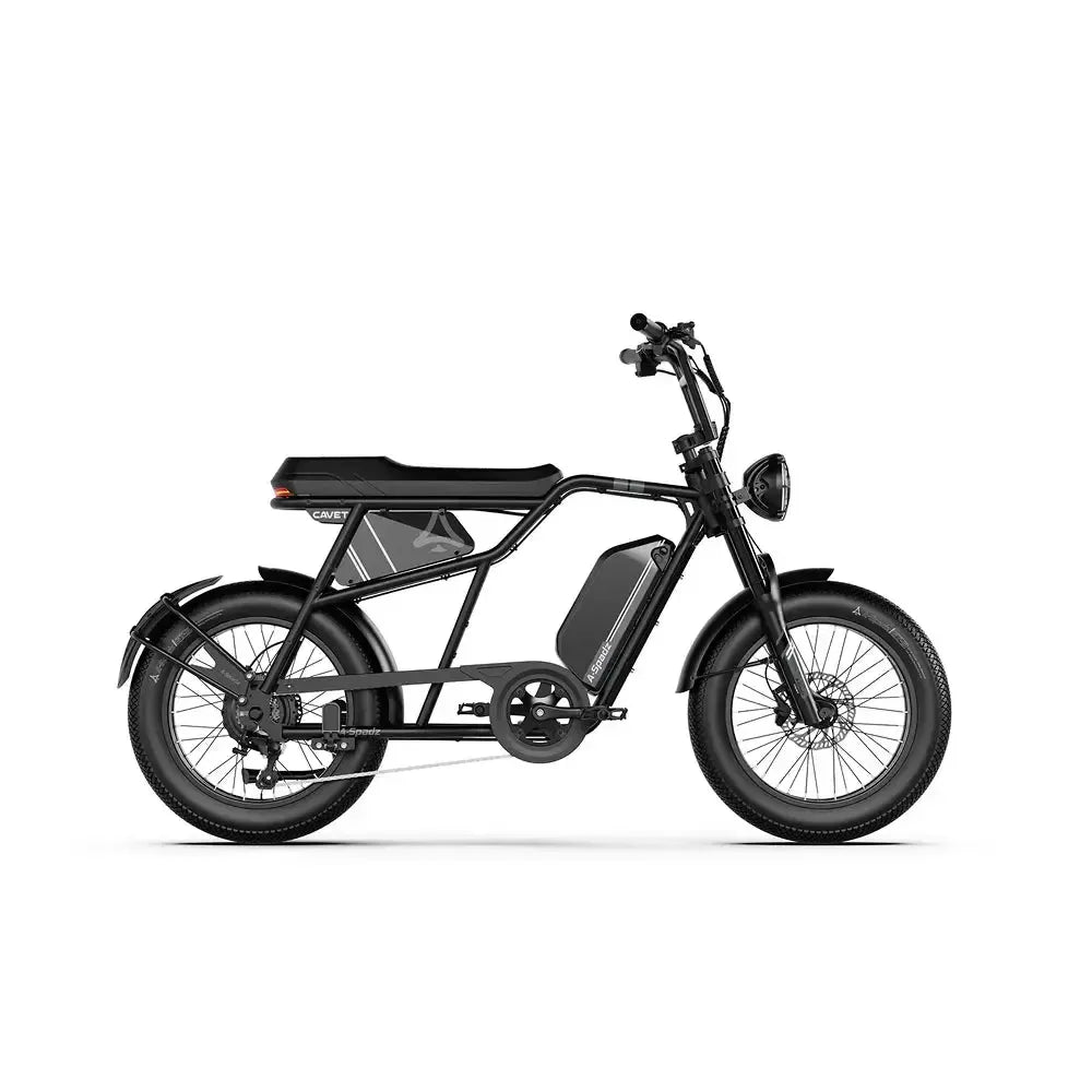 A-Spadz Cavet Air - Zwart - fatbikeskopen.nl