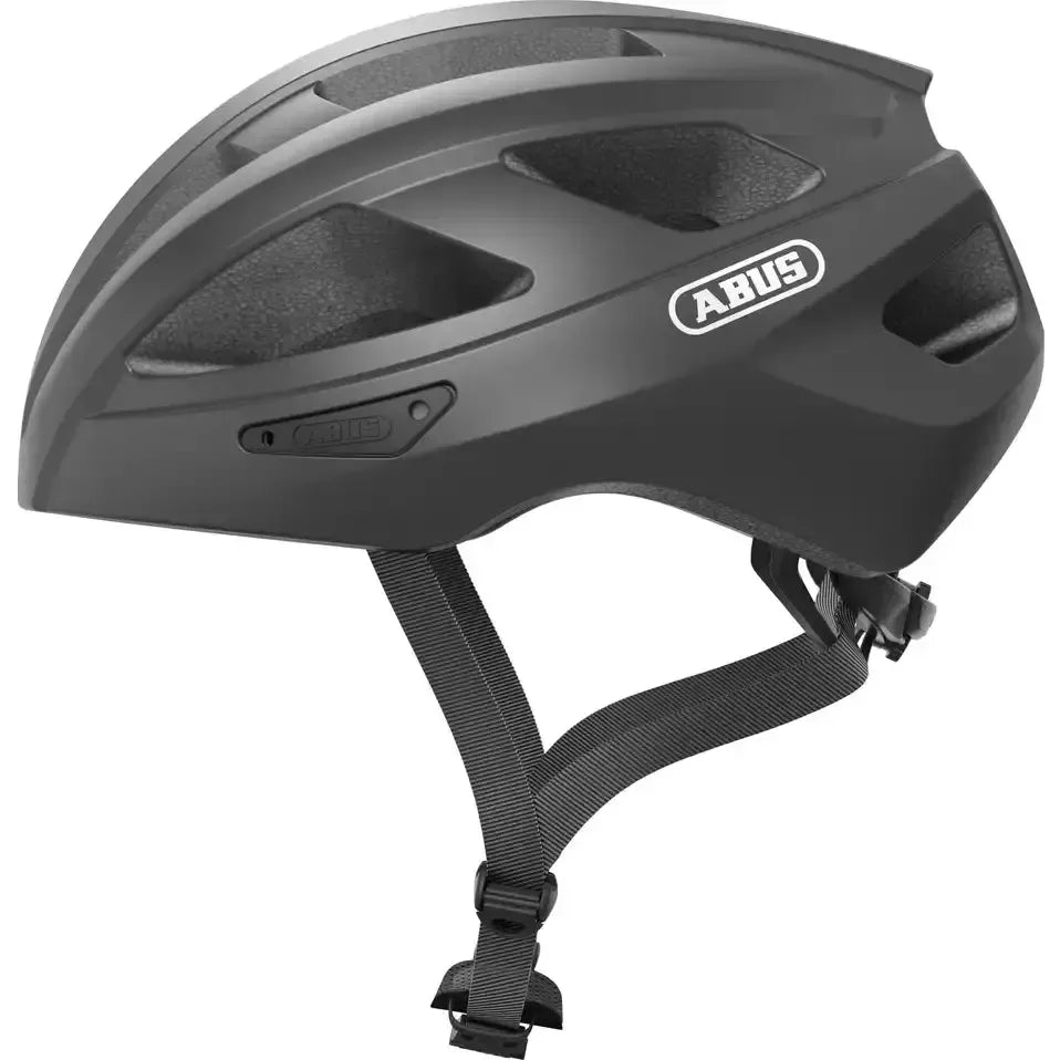 ABUS Helm Macator Shiny titan - fatbikeskopen.nl
