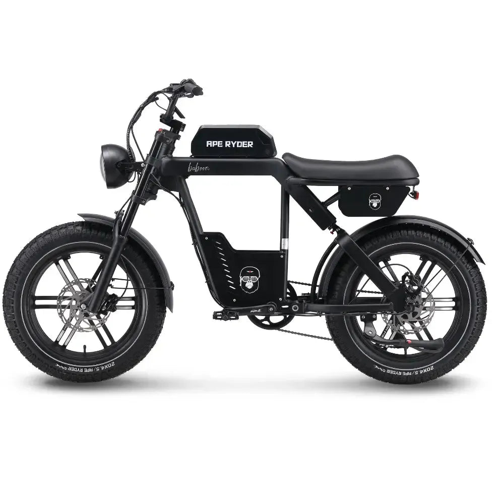 ApeRyder Baboon - Zwart - fatbikeskopen.nl