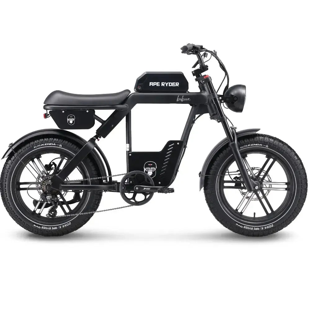 ApeRyder Baboon - Zwart - fatbikeskopen.nl