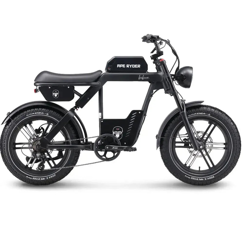 ApeRyder Baboon - Zwart - fatbikeskopen.nl