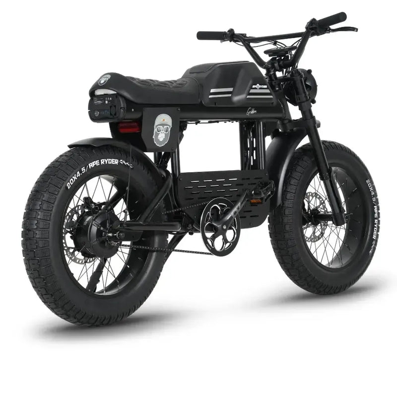 ApeRyder Gibbon - Matt zwart - fatbikeskopen.nl