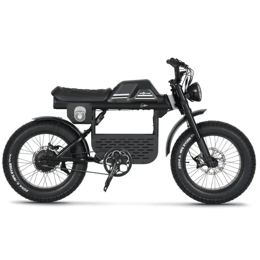 ApeRyder Gibbon - Matt zwart - fatbikeskopen.nl