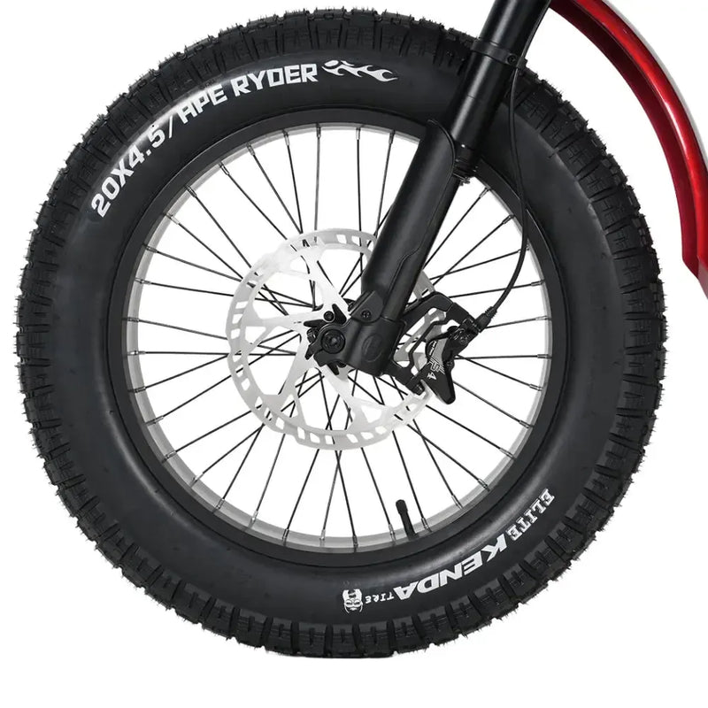 ApeRyder Gibbon - Rood - fatbikeskopen.nl