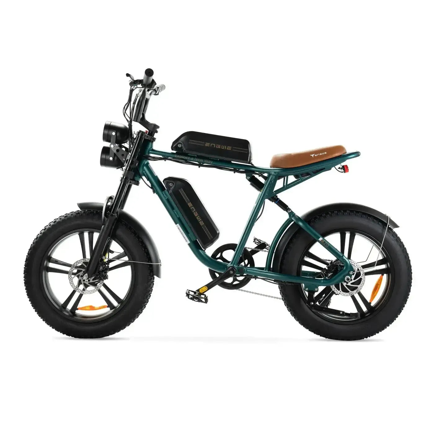 Combi-Deal! | ENGWE M20 - Dubbele Accu - Groen - fatbikeskopen.nl