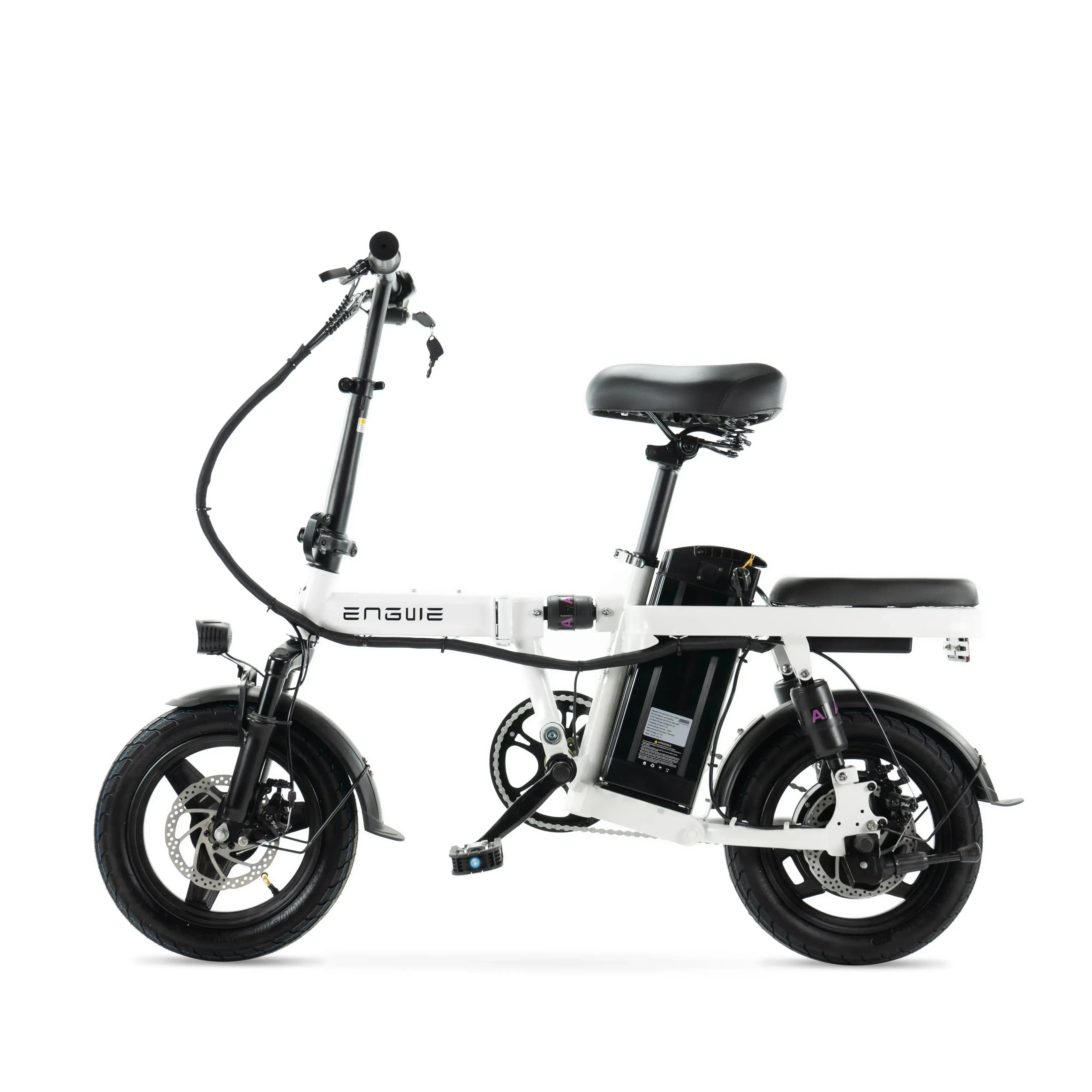 Combi-Deal! | ENGWE T14 Vouwfiets - Wit - fatbikeskopen.nl