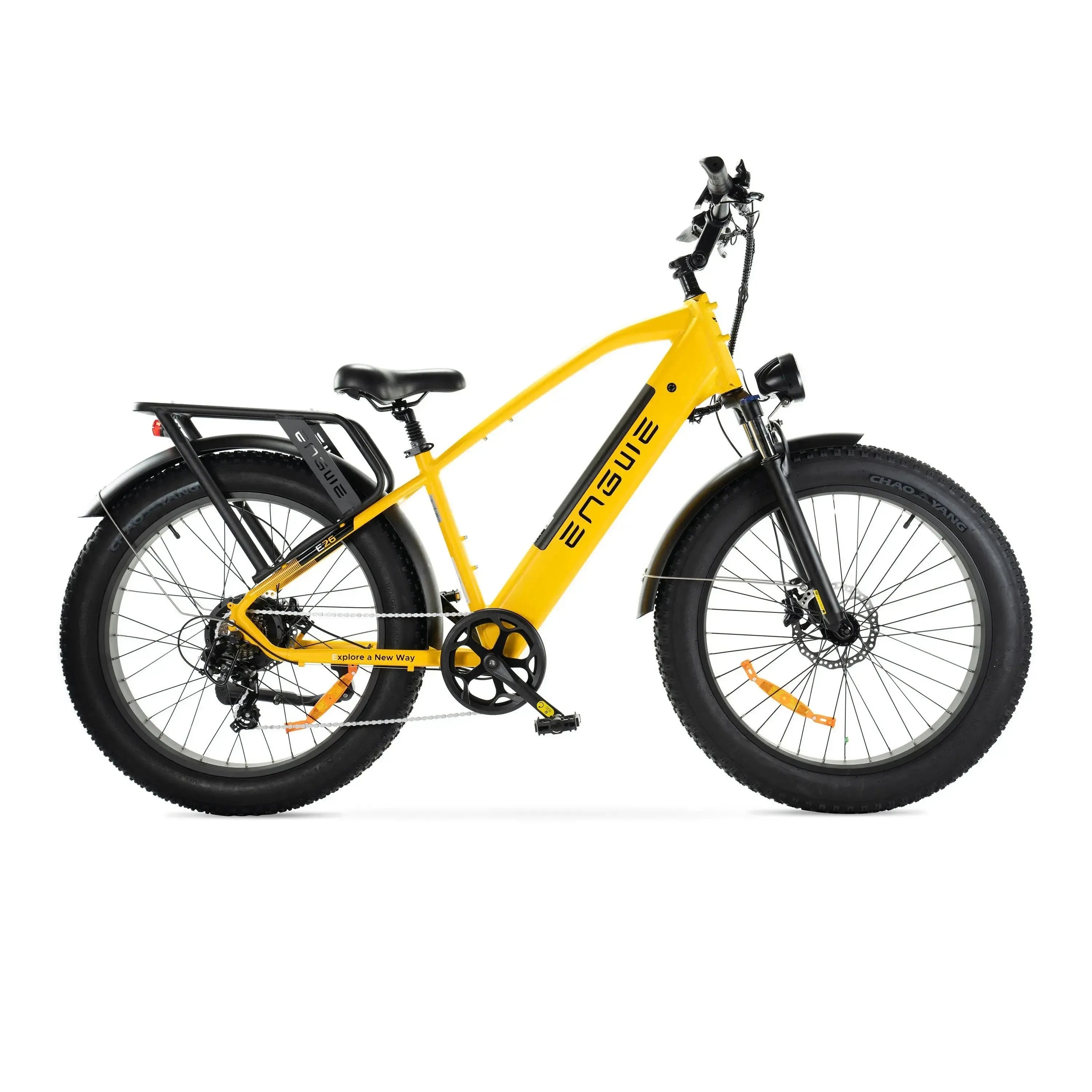 DUO Deal! | ENGWE E26 - Hoge instap - Geel - fatbikeskopen.nl