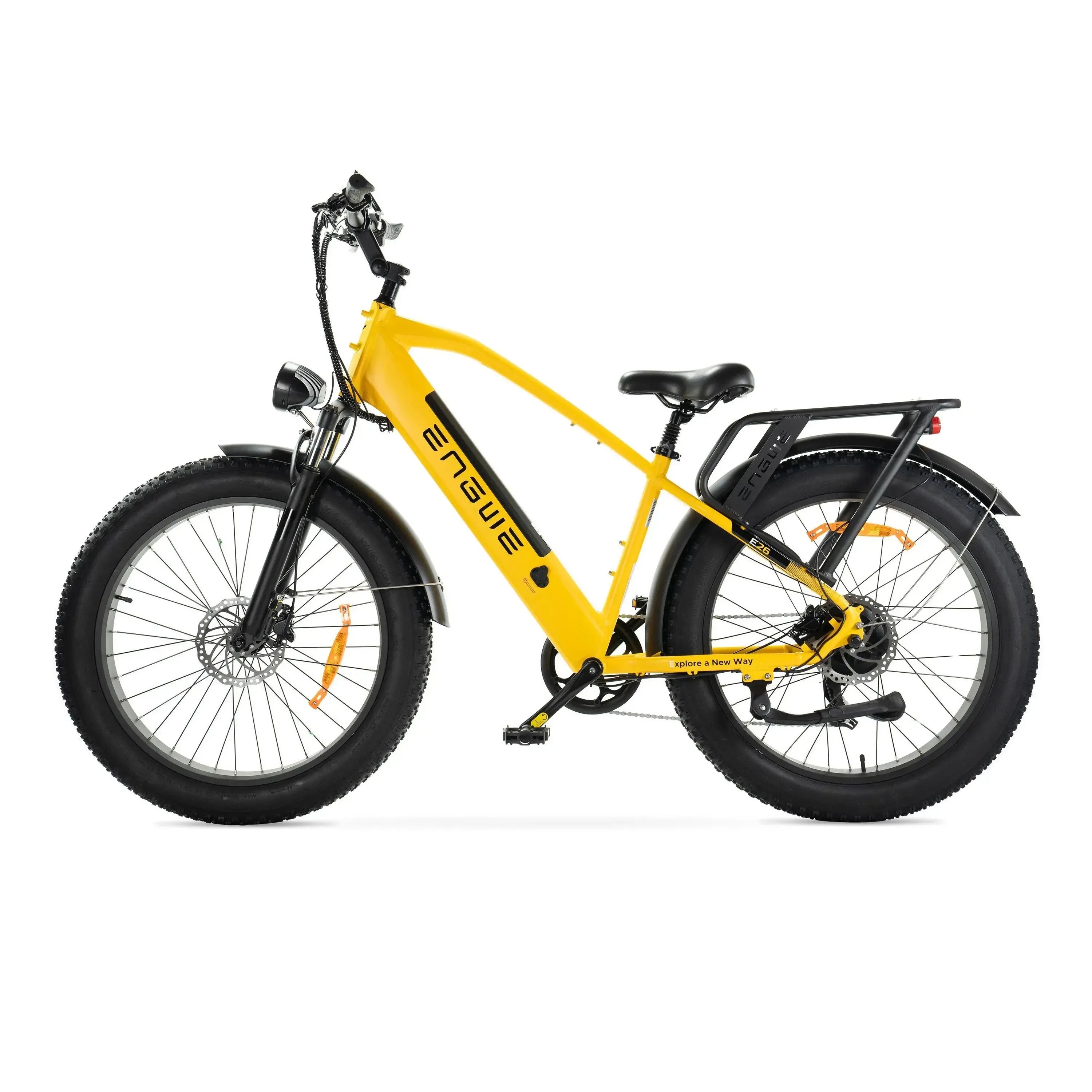 DUO Deal! | ENGWE E26 - Hoge instap - Geel - fatbikeskopen.nl