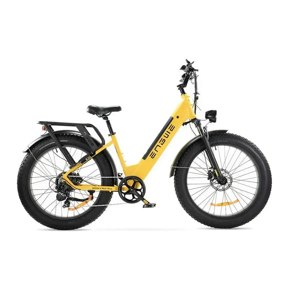 DUO Deal! | ENGWE E26 - Lage instap - Geel - fatbikeskopen.nl