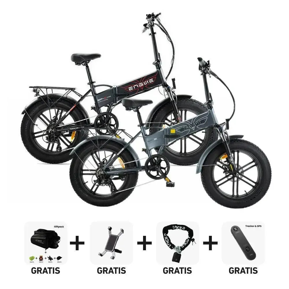 DUO Deal! | ENGWE EP 2 Pro - Grijs - fatbikeskopen.nl
