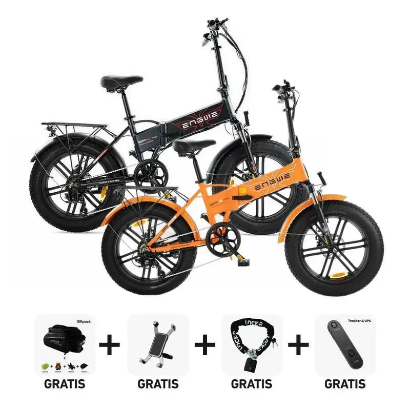 DUO Deal! | ENGWE EP 2 Pro - Oranje - fatbikeskopen.nl