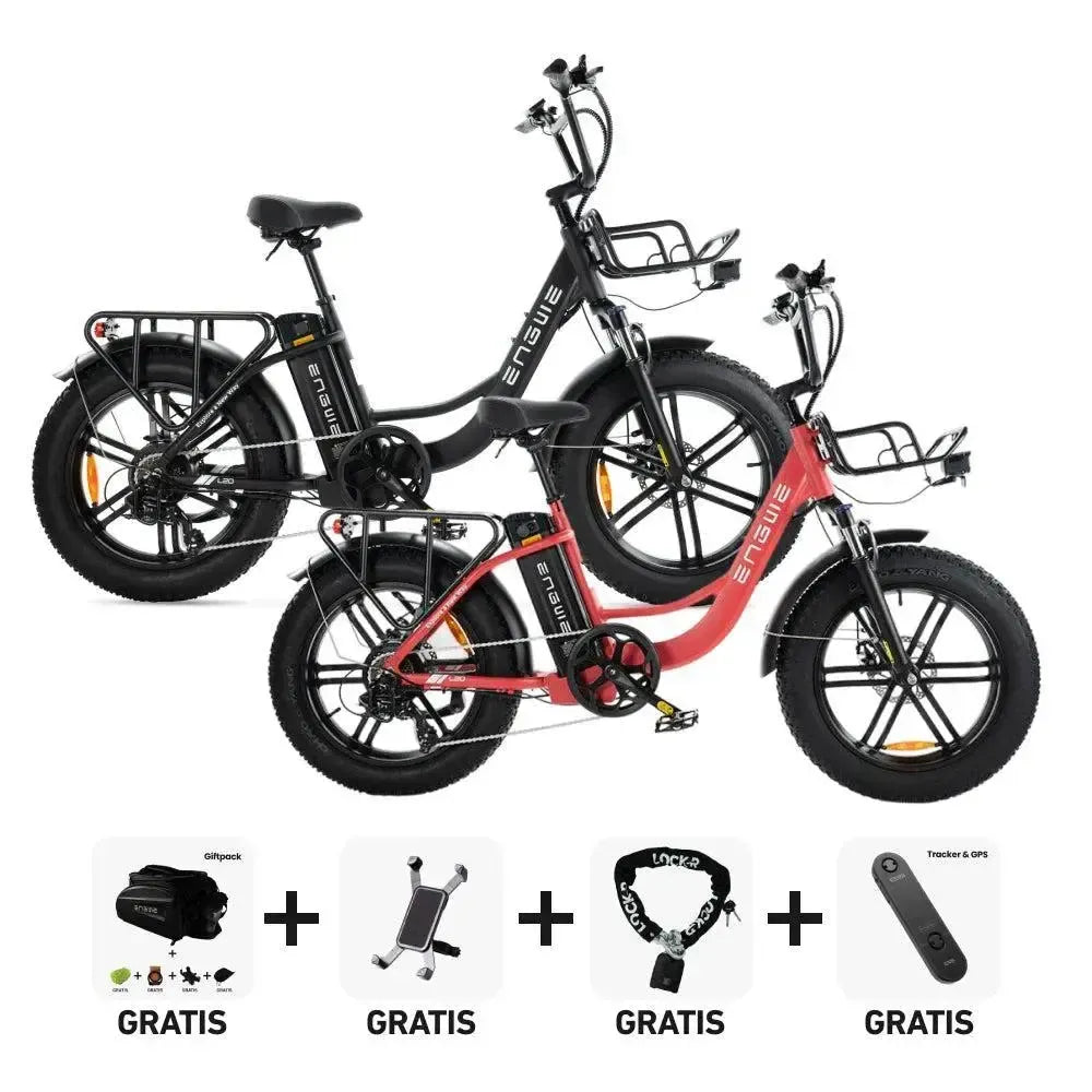 DUO Deal! | ENGWE L20 - Roze - fatbikeskopen.nl