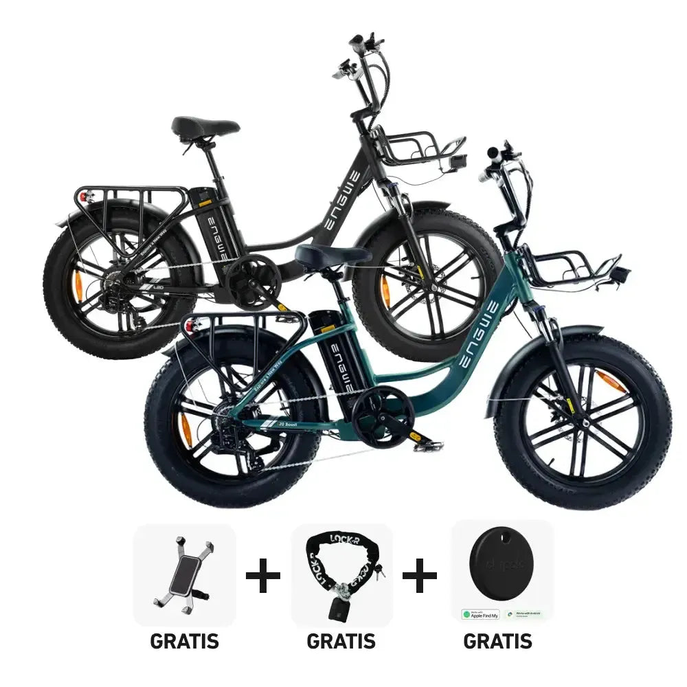 DUO Deal! | ENGWE L20 boost - Groen - fatbikeskopen.nl