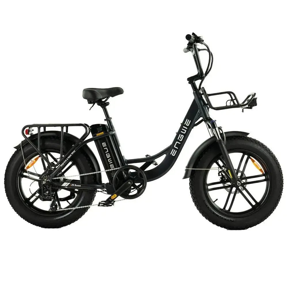 DUO Deal! | ENGWE L20 boost - Zwart - fatbikeskopen.nl