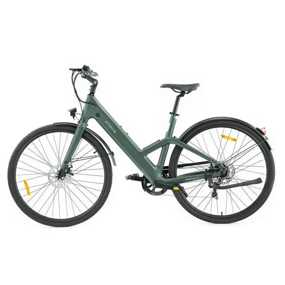 DUO Deal! | ENGWE Mapfour N1 Air - Lage instap - Groen - fatbikeskopen.nl