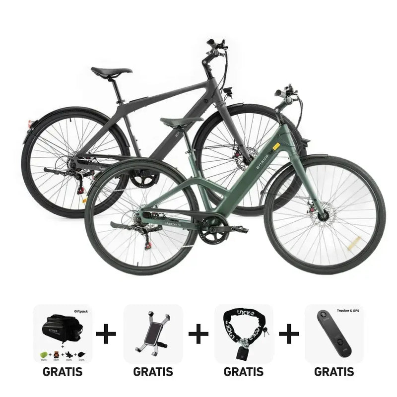 DUO Deal! | ENGWE Mapfour N1 Air - Lage instap - Groen - fatbikeskopen.nl
