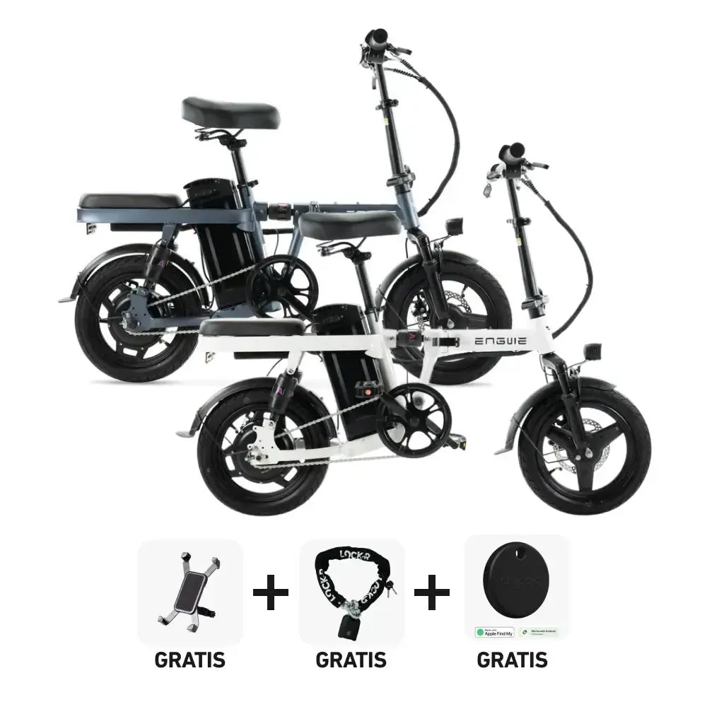 DUO Deal! | ENGWE T14 - Wit - fatbikeskopen.nl