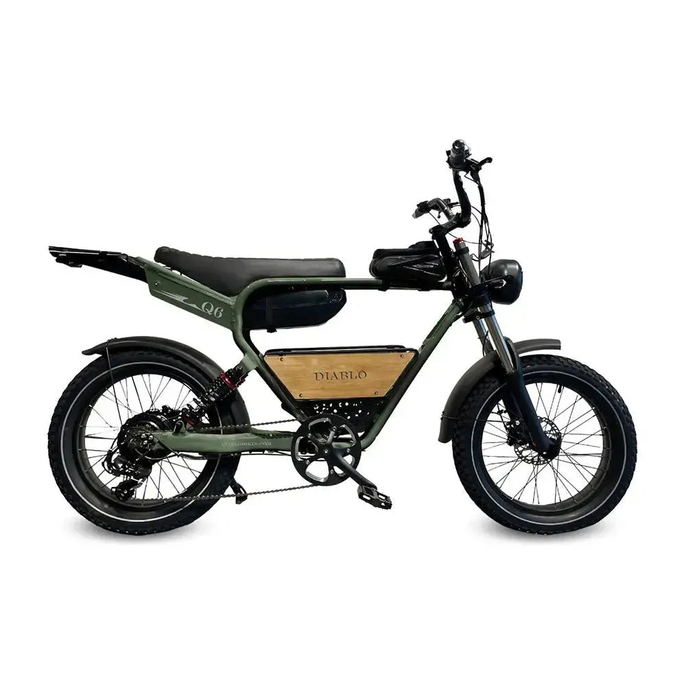 Diablo Q6 - Groen - fatbikeskopen.nl