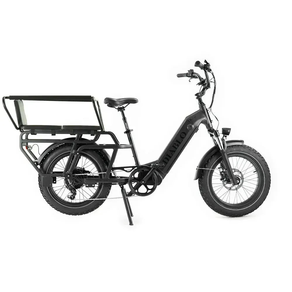 Diablo XR3 Special - Longtail - Zwart - fatbikeskopen.nl