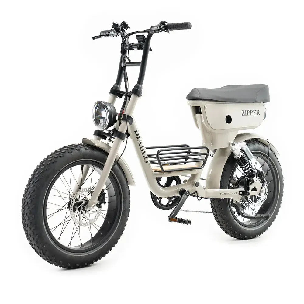 Diablo Zipper - Grijs - fatbikeskopen.nl