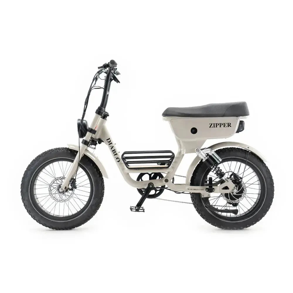 Diablo Zipper - Grijs - fatbikeskopen.nl