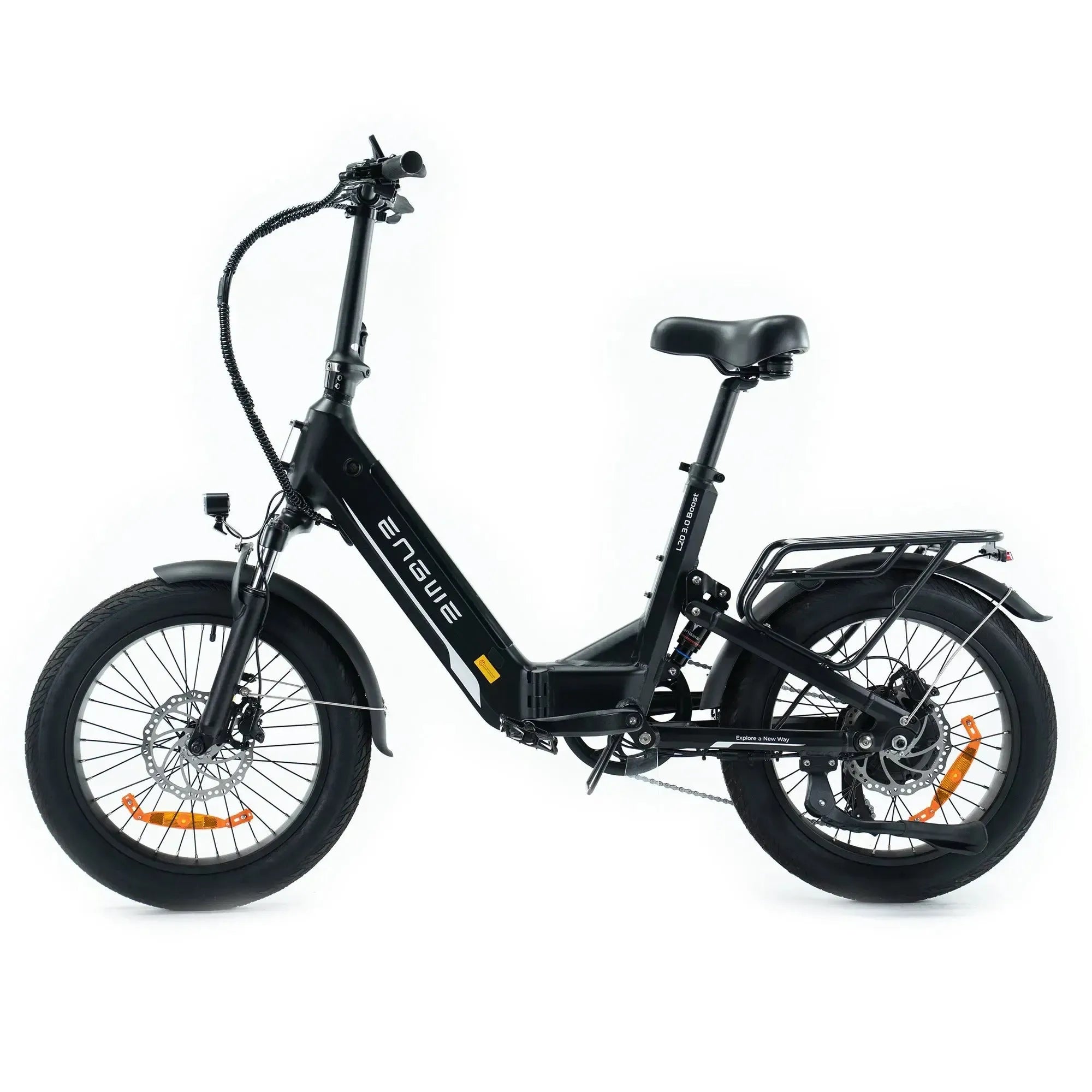 ENGWE L20 3.0 Boost - Zwart - fatbikeskopen.nl