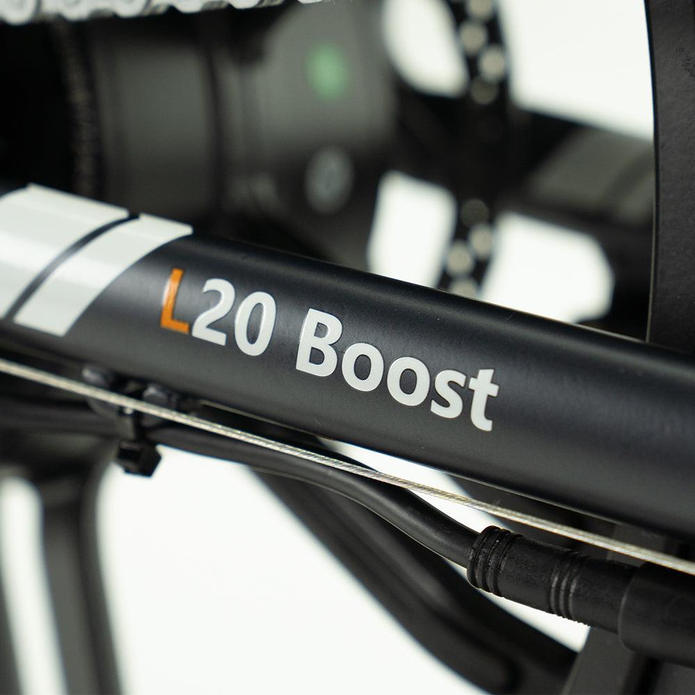ENGWE L20 Boost - Zwart - fatbikeskopen.nl