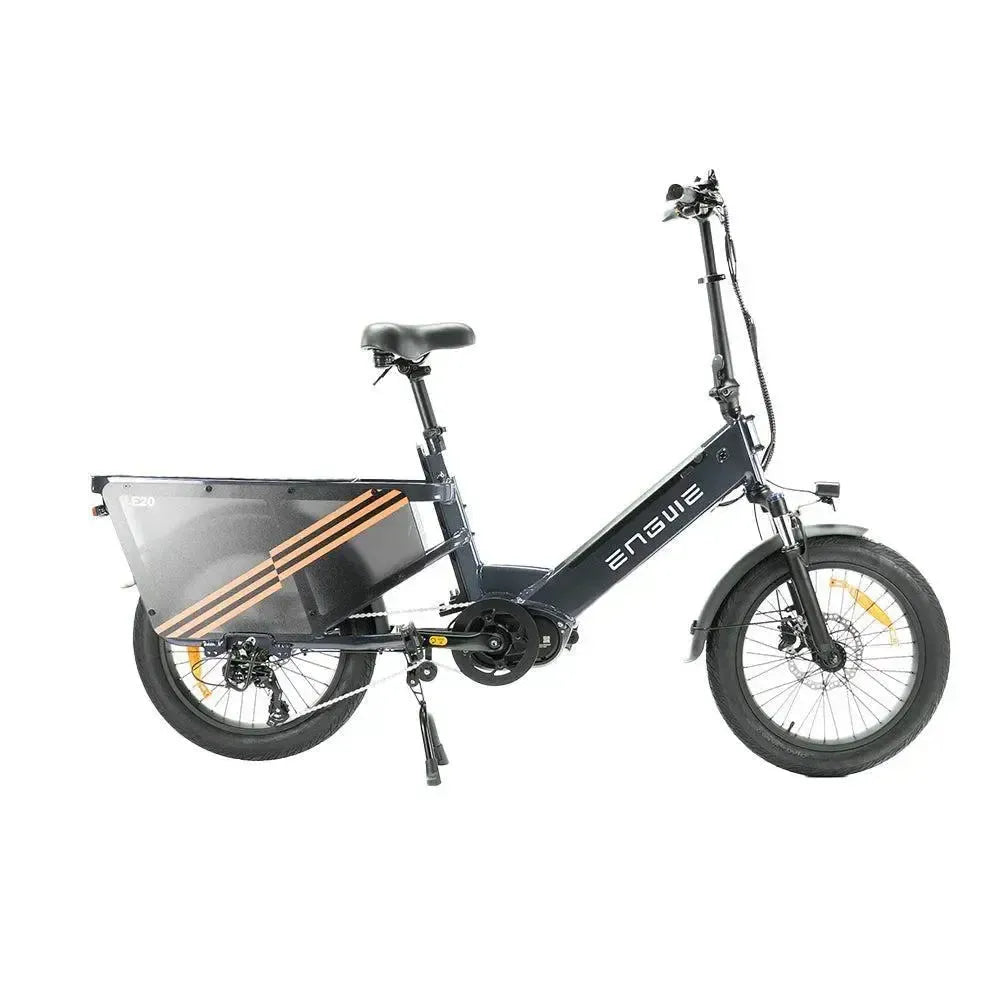 ENGWE LE20 - Longtail - Enkele Accu - Grijs - fatbikeskopen.nl