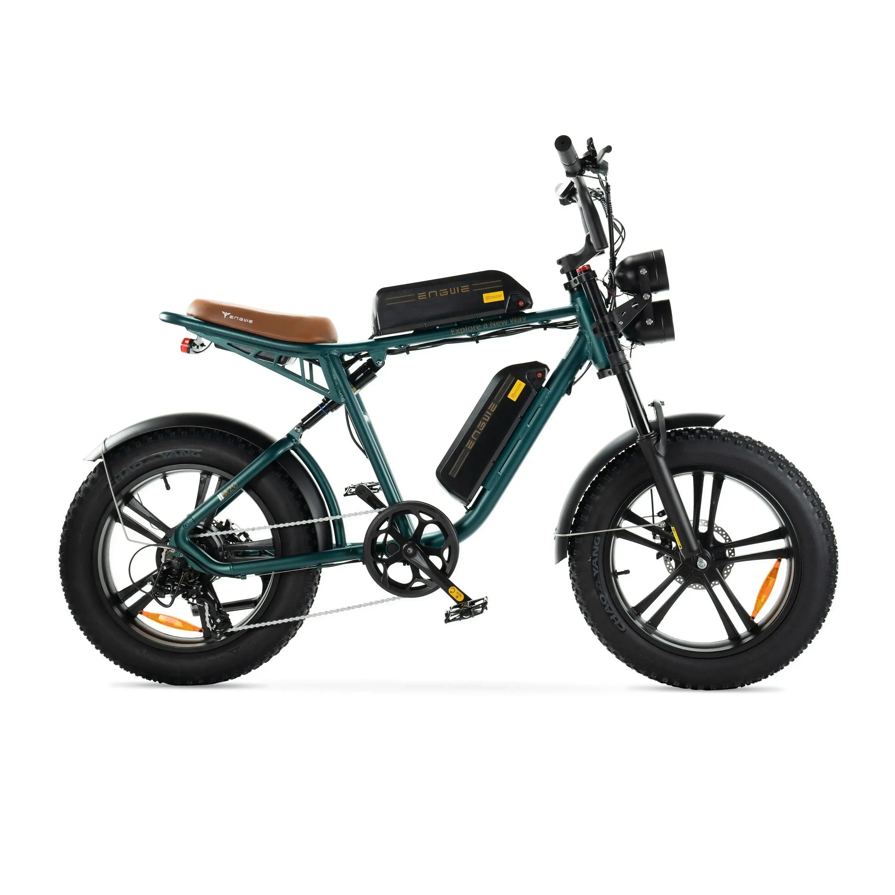 ENGWE M20 - Dubbele Accu - Groen - fatbikeskopen.nl