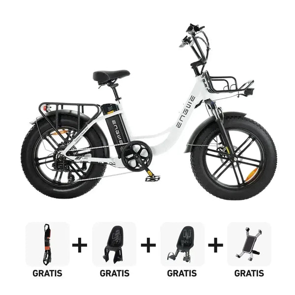 Family-Deal! | ENGWE L20 - Wit - fatbikeskopen.nl
