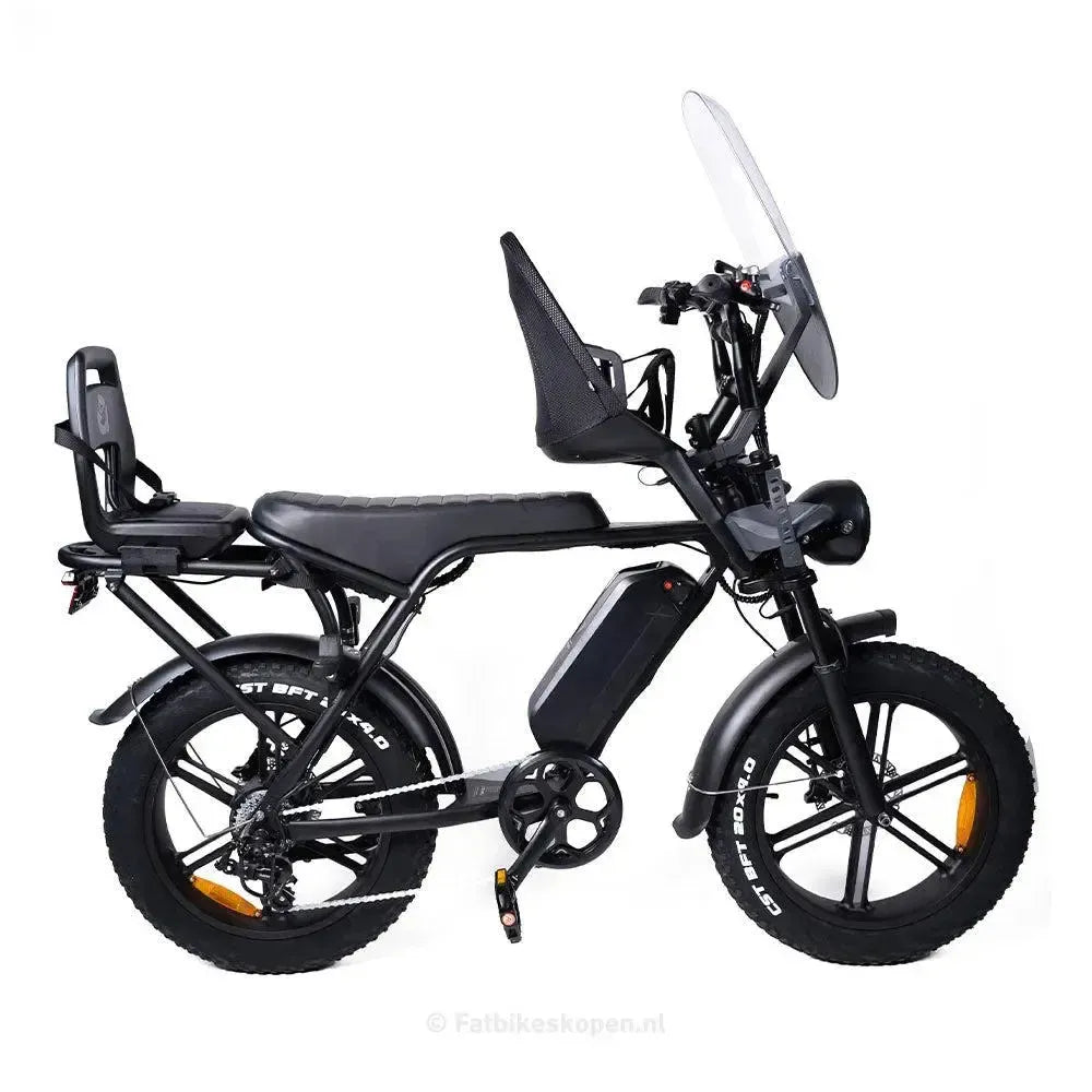 Family-Deal! | OUXI V8.4 - Zwart - fatbikeskopen.nl