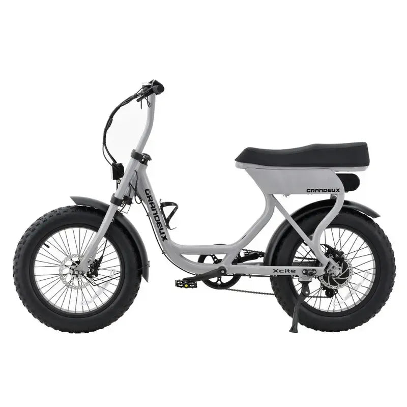 Grandeux Xcite - Grijs - fatbikeskopen.nl