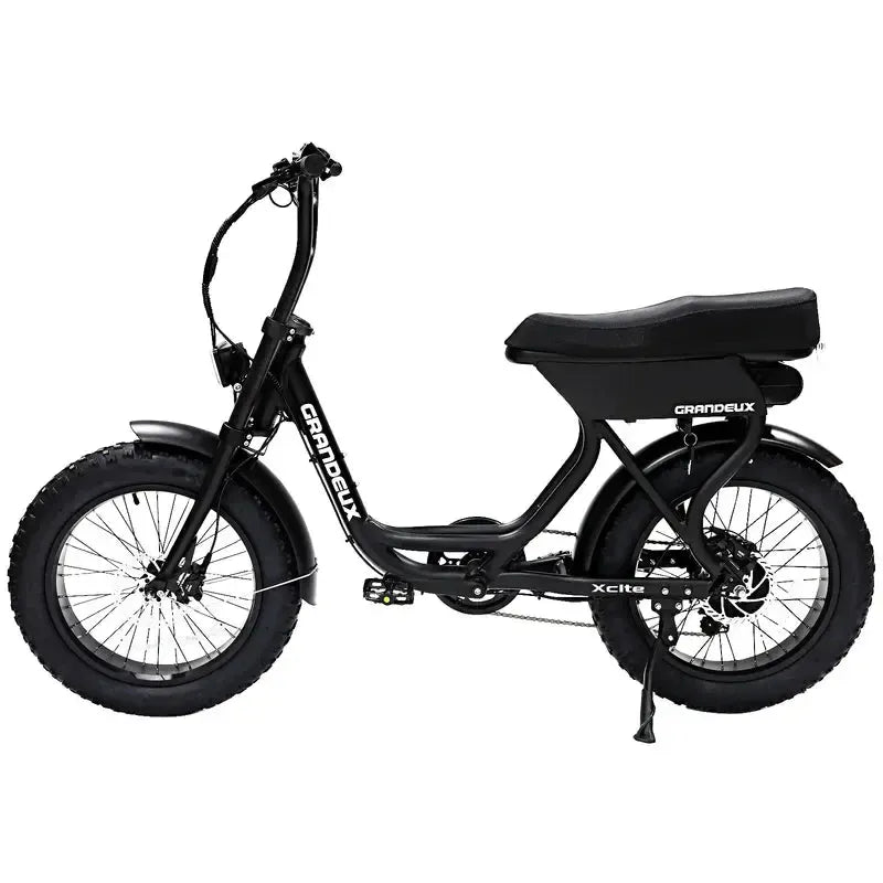 Grandeux Xcite - Zwart - fatbikeskopen.nl