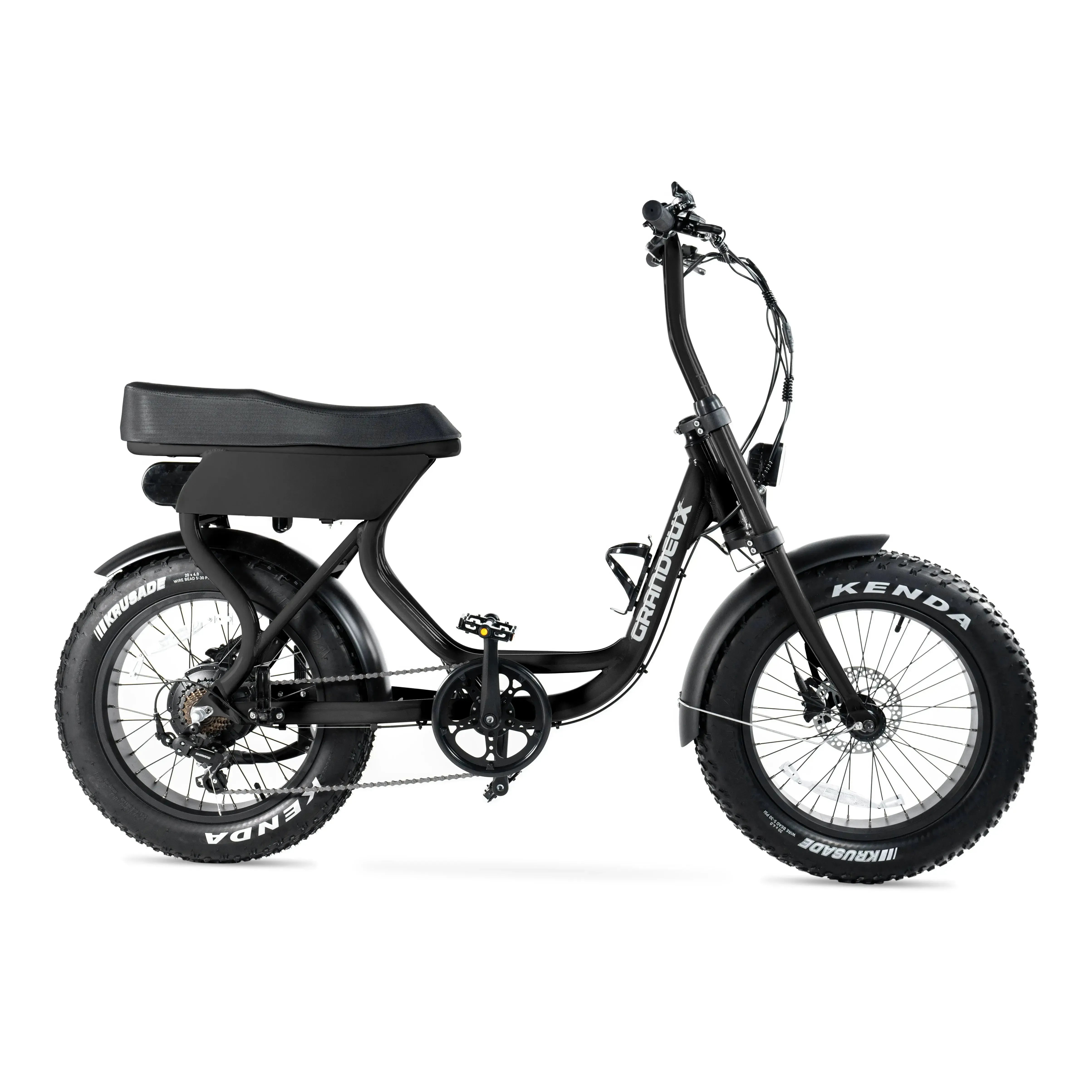 Grandeux Xcite - Zwart - fatbikeskopen.nl