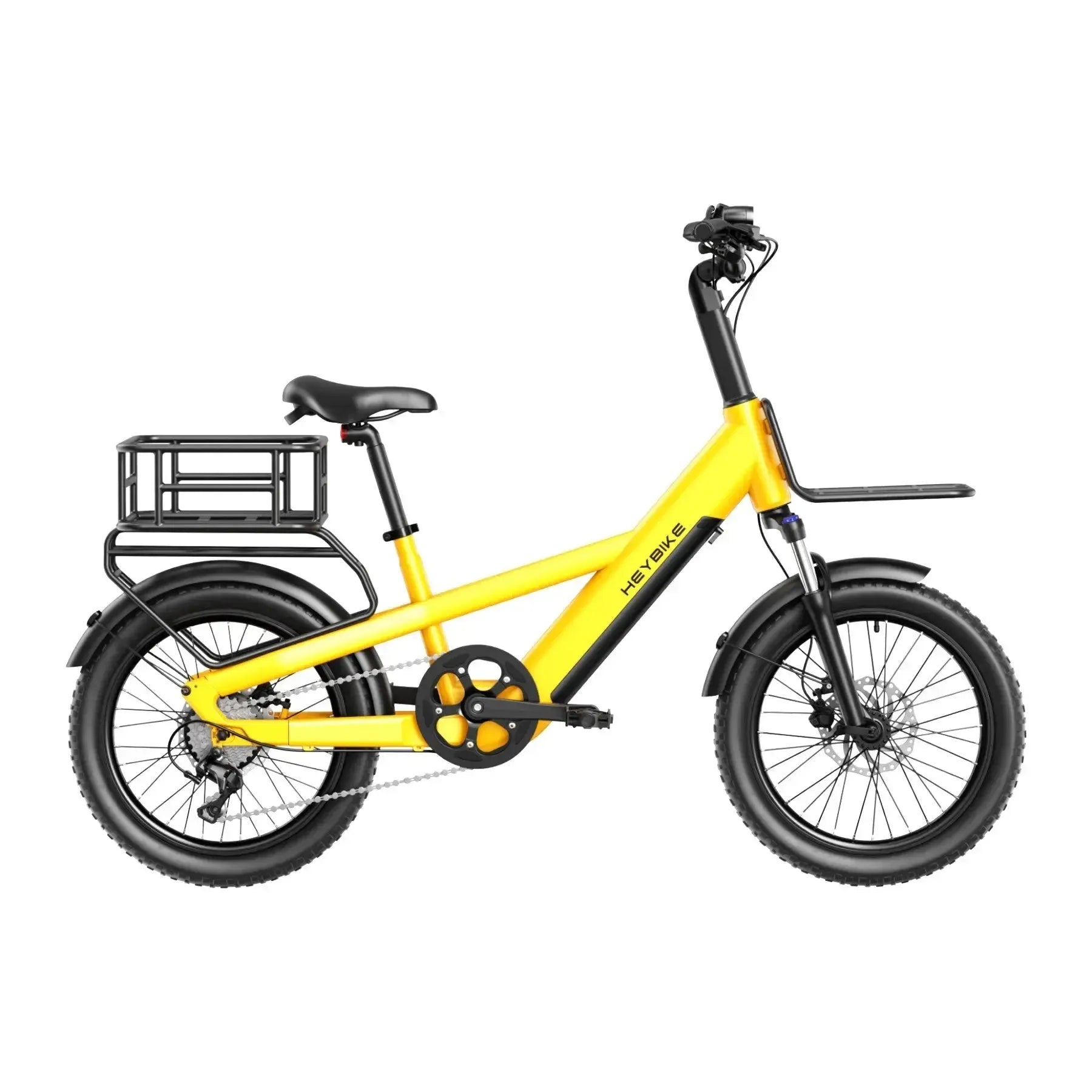 Heybike EC Compact Sport - Geel - fatbikeskopen.nl