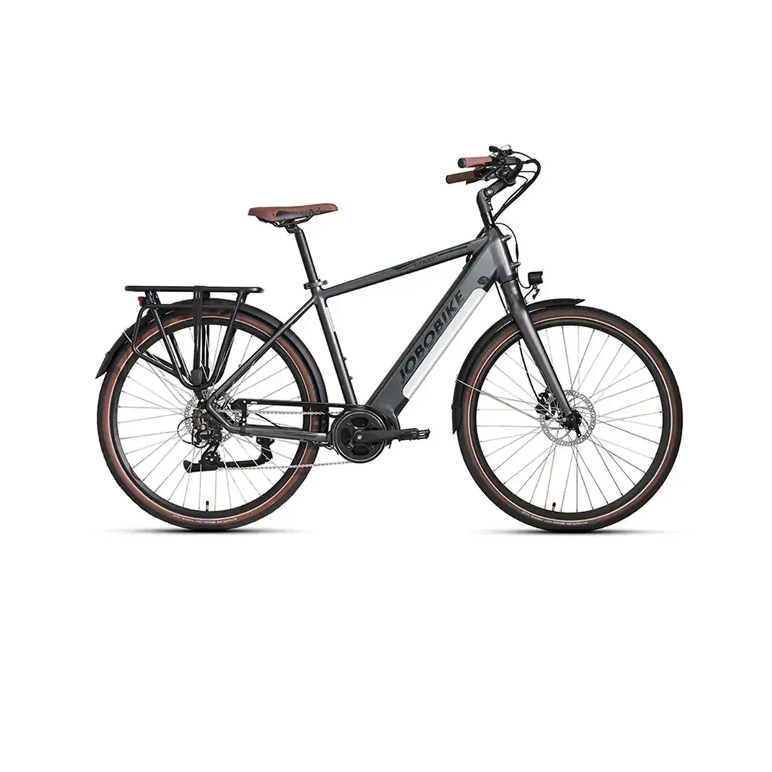 JOBOBIKE Henry - Grijs - fatbikeskopen.nl