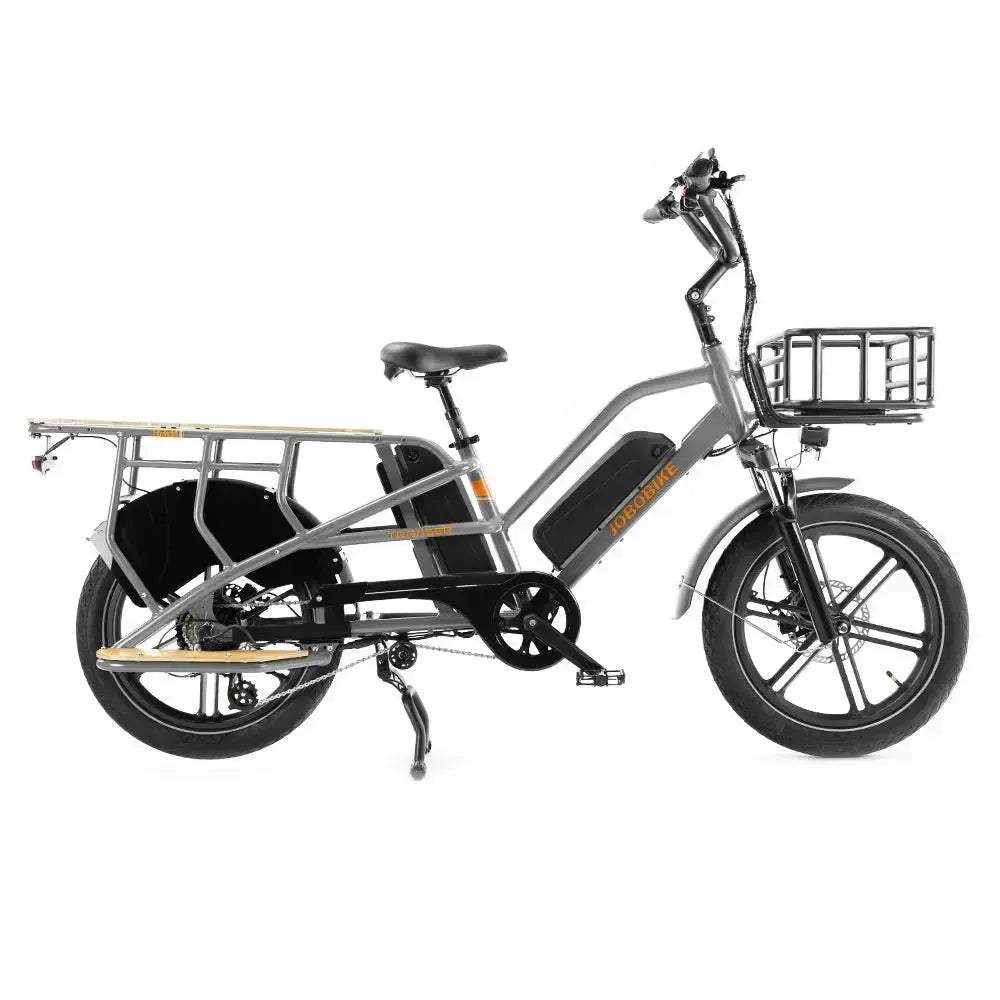 JOBOBIKE Transer - Longtail - Zilvergrijs - fatbikeskopen.nl