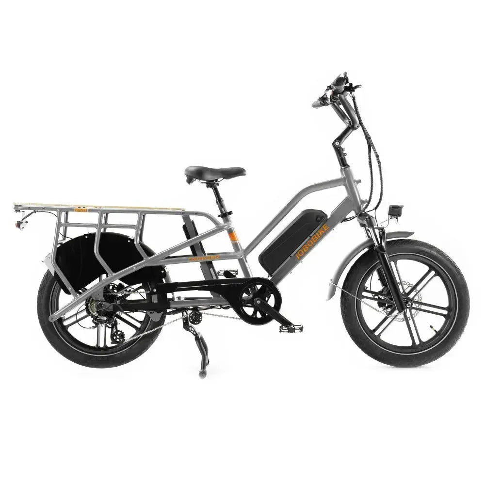 JOBOBIKE Transer - Longtail - Zilvergrijs - fatbikeskopen.nl