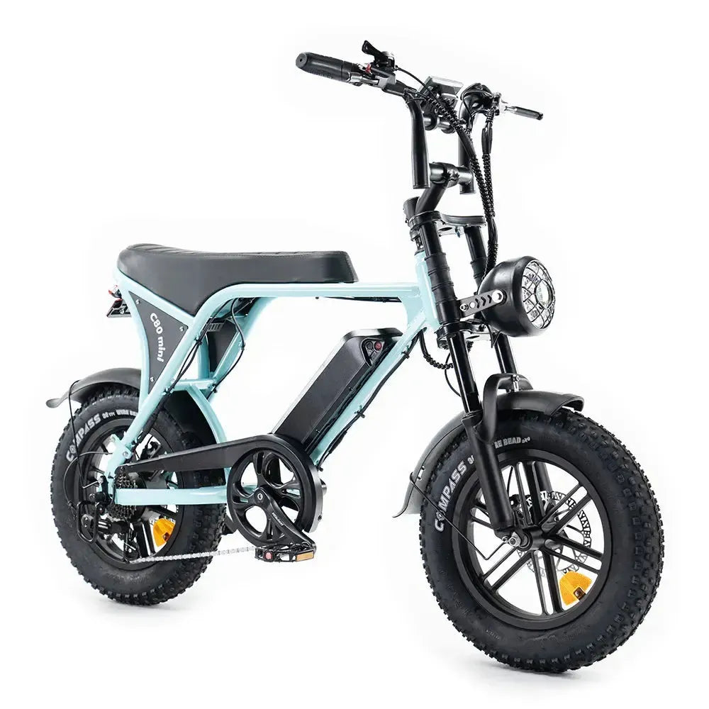 OUXI C80 Mini - Licht Blauw - fatbikeskopen.nl
