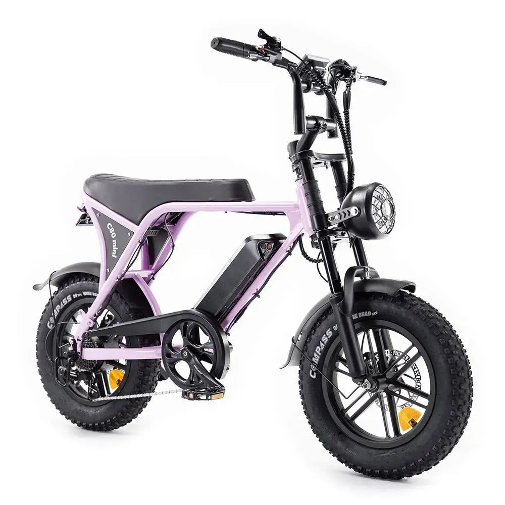 OUXI C80 Mini - Roze - fatbikeskopen.nl
