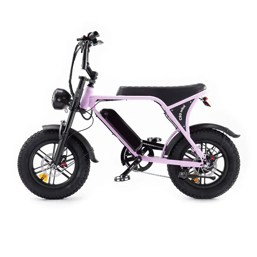 OUXI C80 Mini - Roze - fatbikeskopen.nl