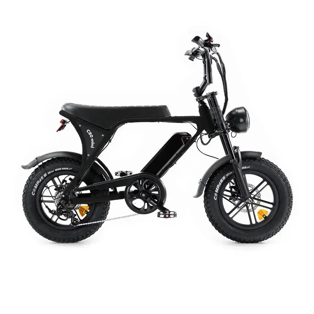 OUXI C80 Mini - Zwart - fatbikeskopen.nl