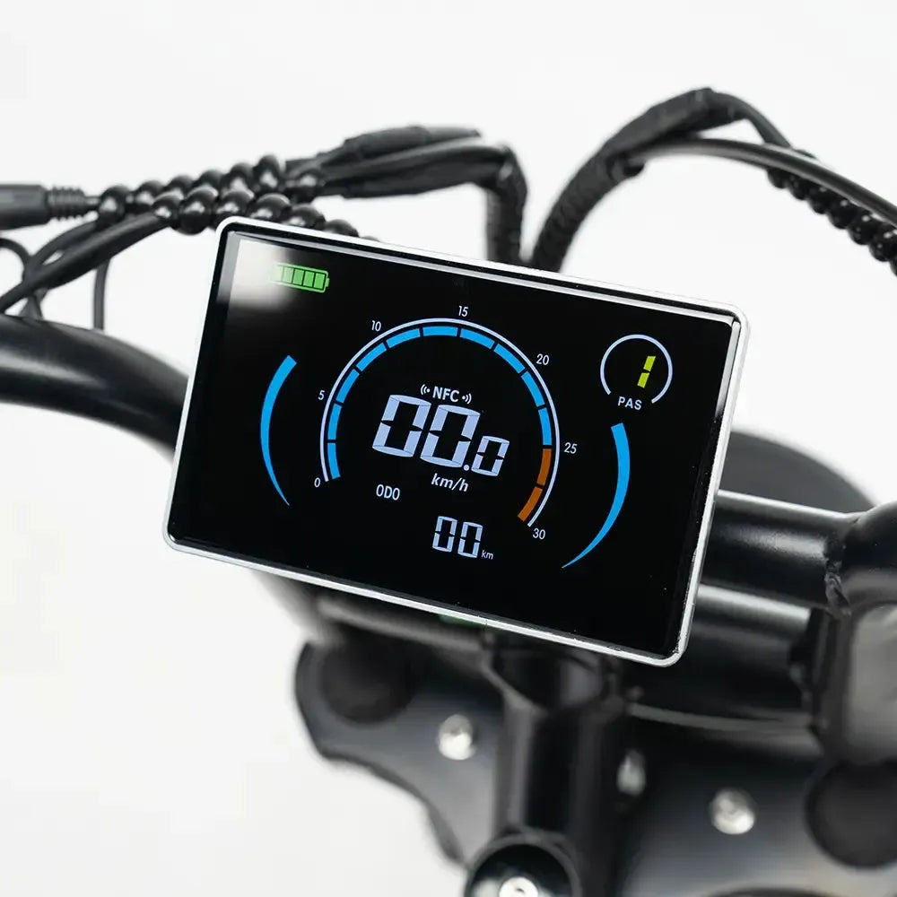 OUXI C80 - Zwart - fatbikeskopen.nl