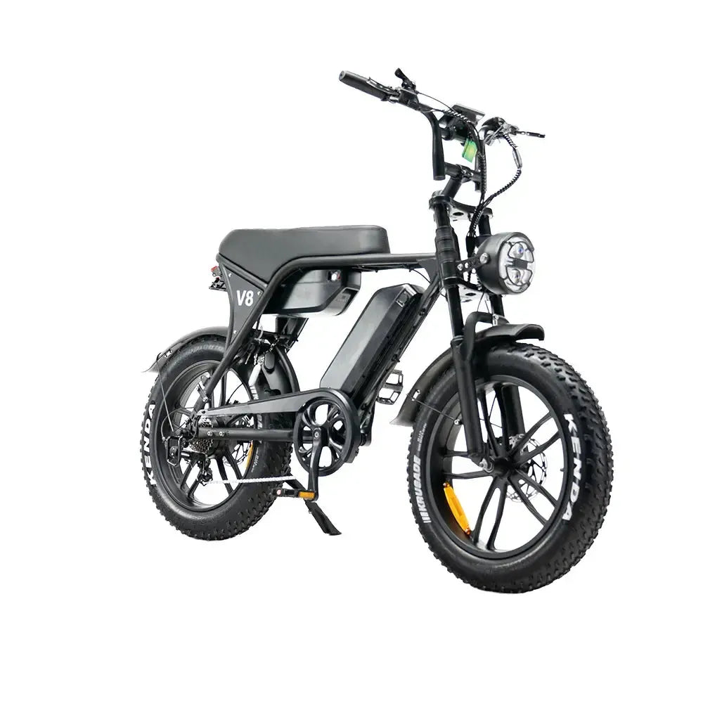 OUXI V8+ (Dubbele Accu) - Zwart - fatbikeskopen.nl