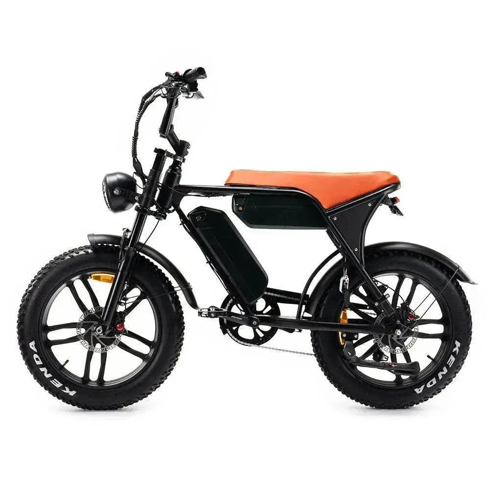 OUXI V8+ (Dubbele Accu) - Bruin - fatbikeskopen.nl