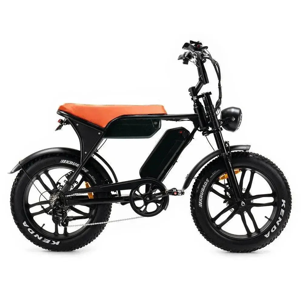 OUXI V8+ (Dubbele Accu) - Bruin - fatbikeskopen.nl