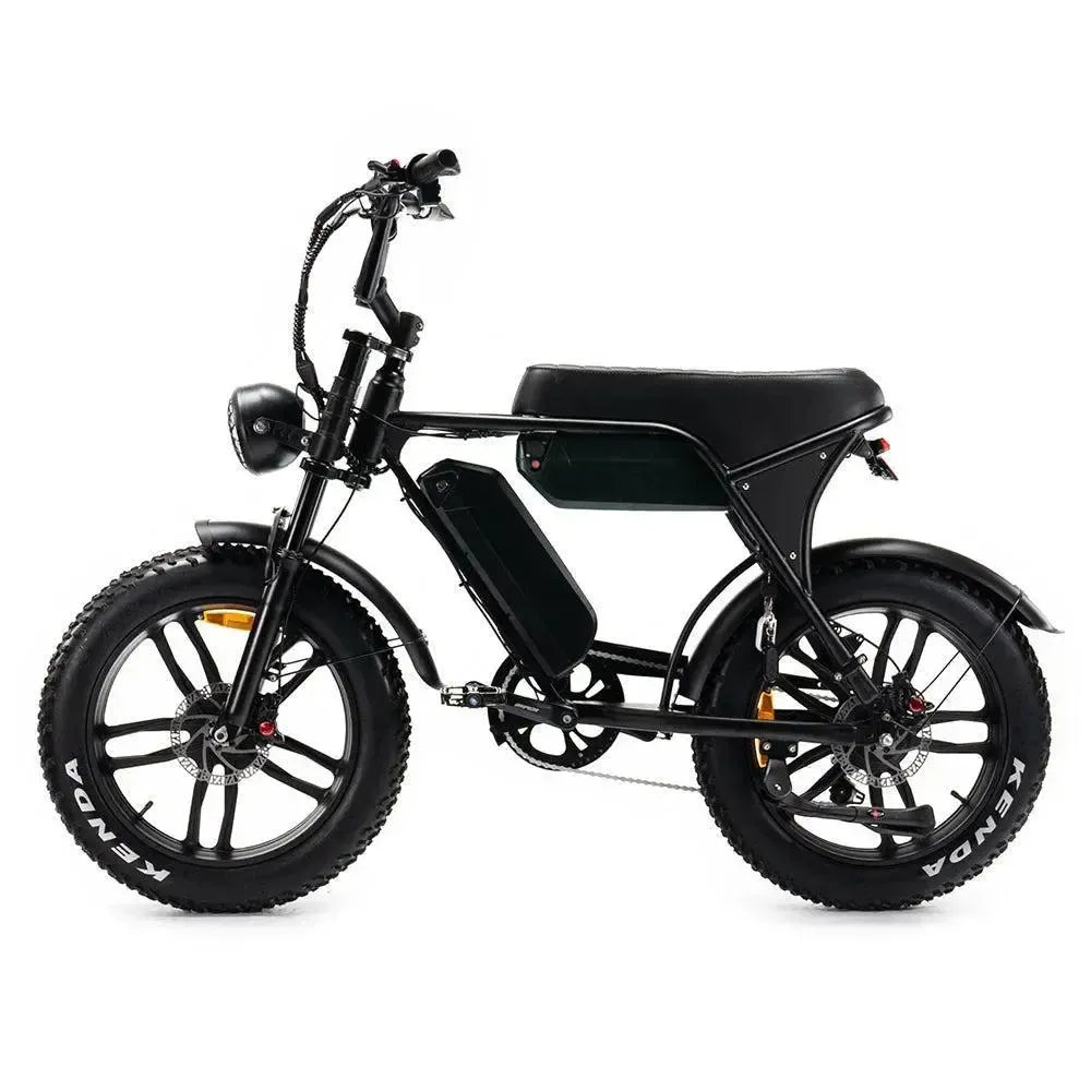 OUXI V8+ (Dubbele Accu) - Zwart - fatbikeskopen.nl