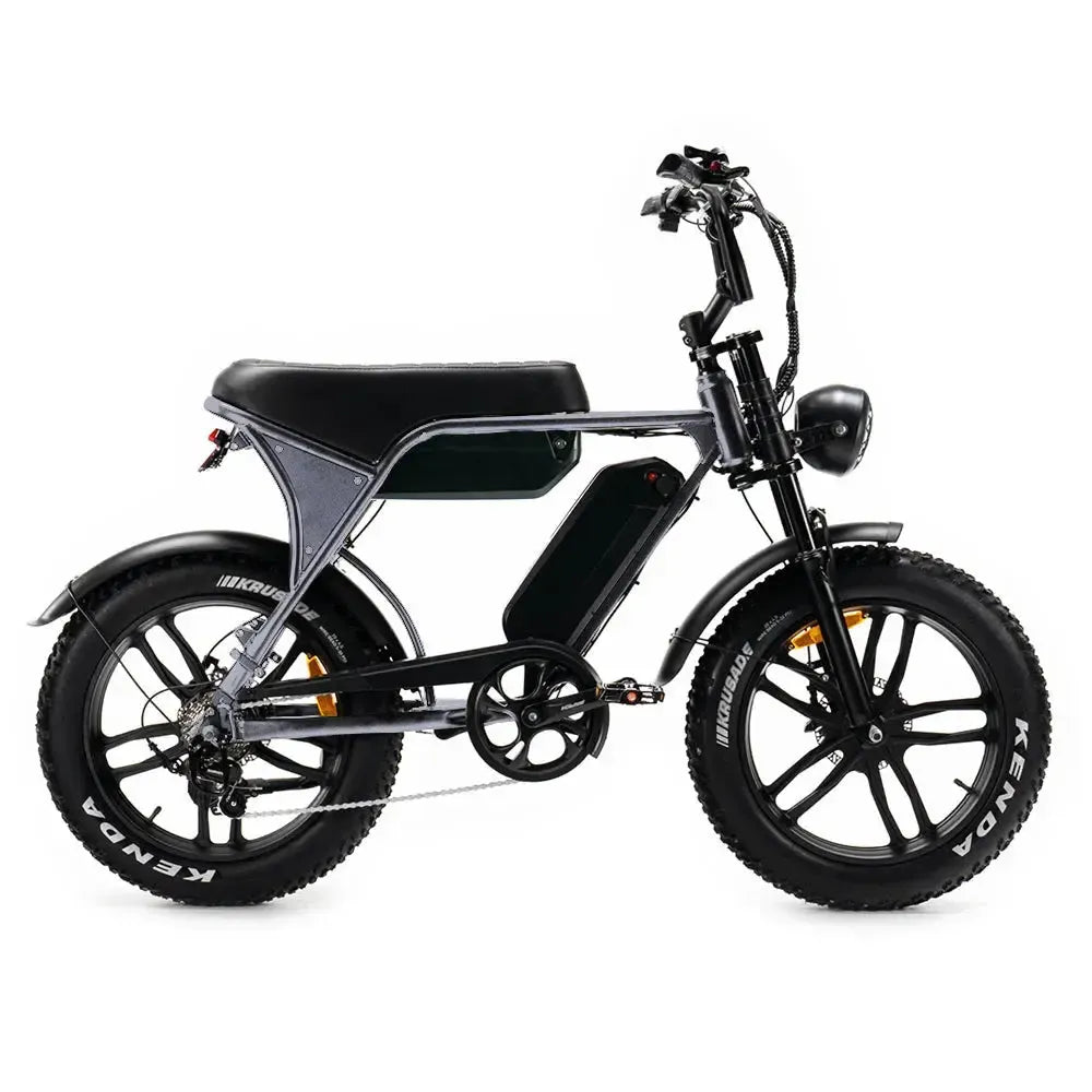 OUXI V8 Max (Dubbele Accu) - Grijs - fatbikeskopen.nl