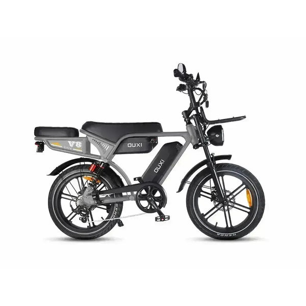 Ouxi V8 Ultra Max - Donkergrijs - fatbikeskopen.nl