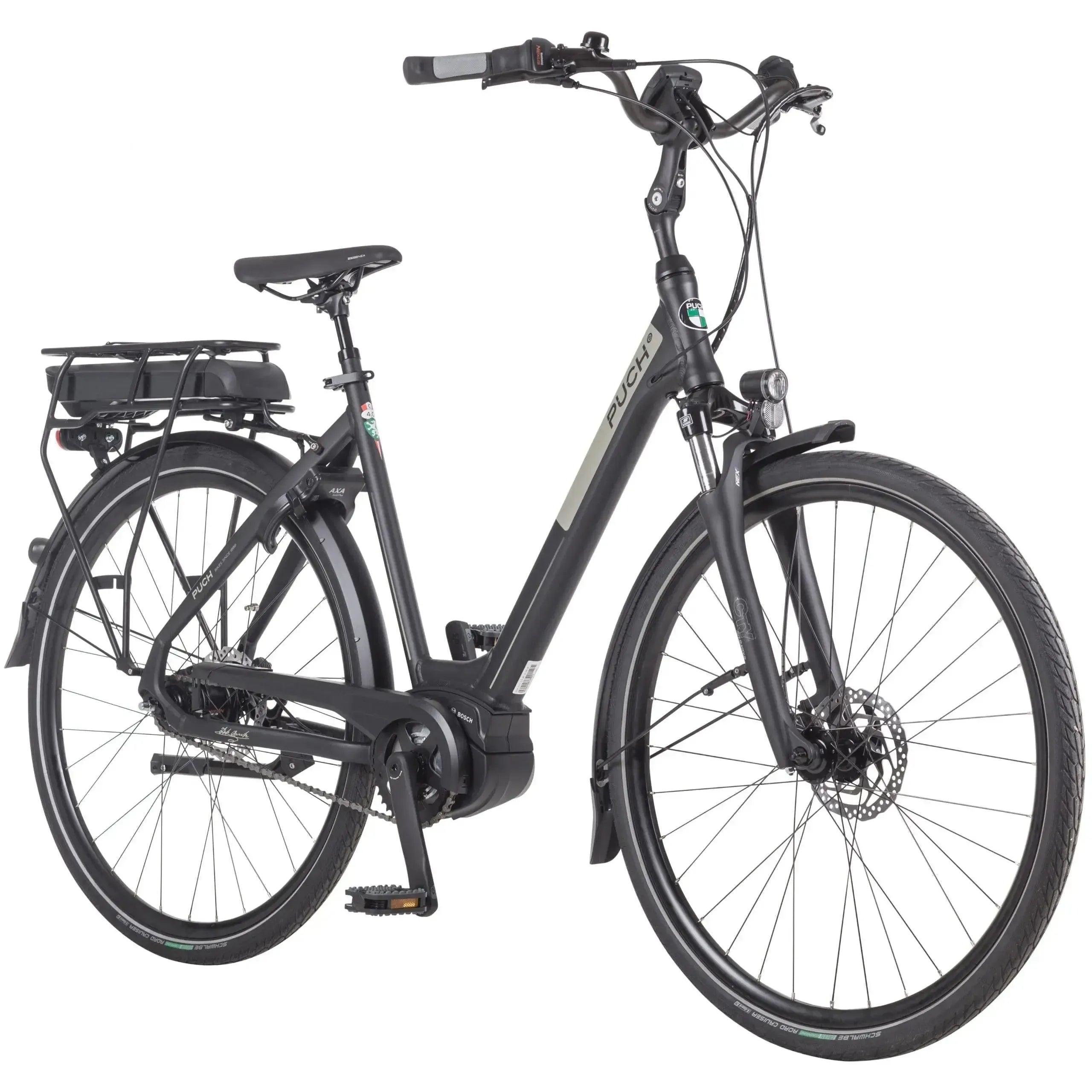 Puch E-Symphony Active 400 N7 - Zwart - fatbikeskopen.nl